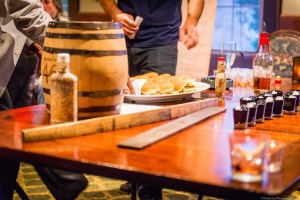 They fed us with pulled pork cole slaw sliders covered in a Maker's flavored sauce! Delicious!